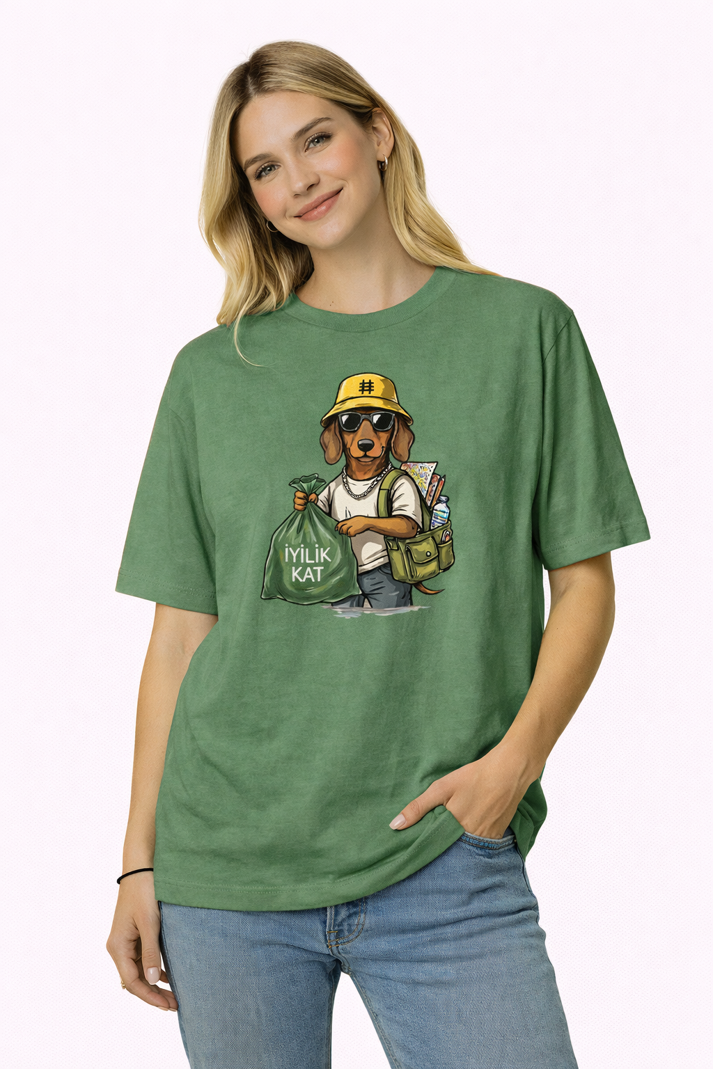 Babs#0014 “Bir İyilik” Tişörtü Unisex Giydiğin Her Parça çocuklara kitap olur